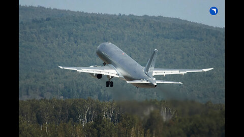 The first flight of the SJ-100,built with serial technologies,took place in Komsomolsk-on-Amur