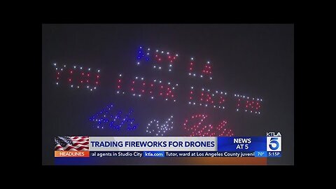 SoCal cities swapping fireworks for drone shows this July 4th