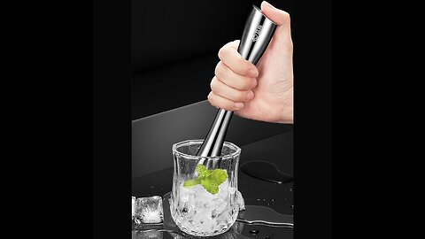 Stainless Steel Ice Mallet, for Cocktail, Mojito, Meat, Party & More