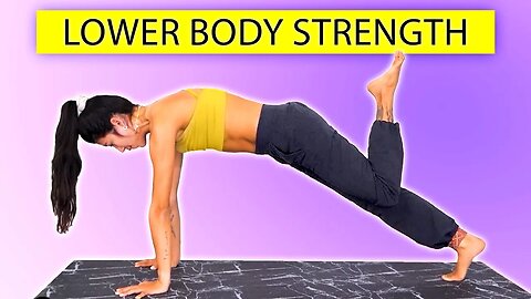 Weak Legs? Yoga Workout for Building Lower Body Leg Strength! Beginners to Advanced Workout