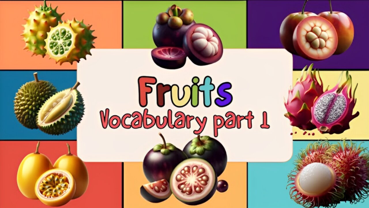 Fruits Vocabulary. Can you name these fruits? #vocabulary #learnenglish #dailyenglish #food #learn