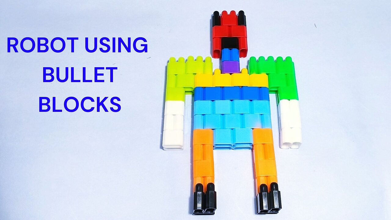 BUILDOMG BLOCK IDEAS | ROBOT USING BULLET BLOCKS |