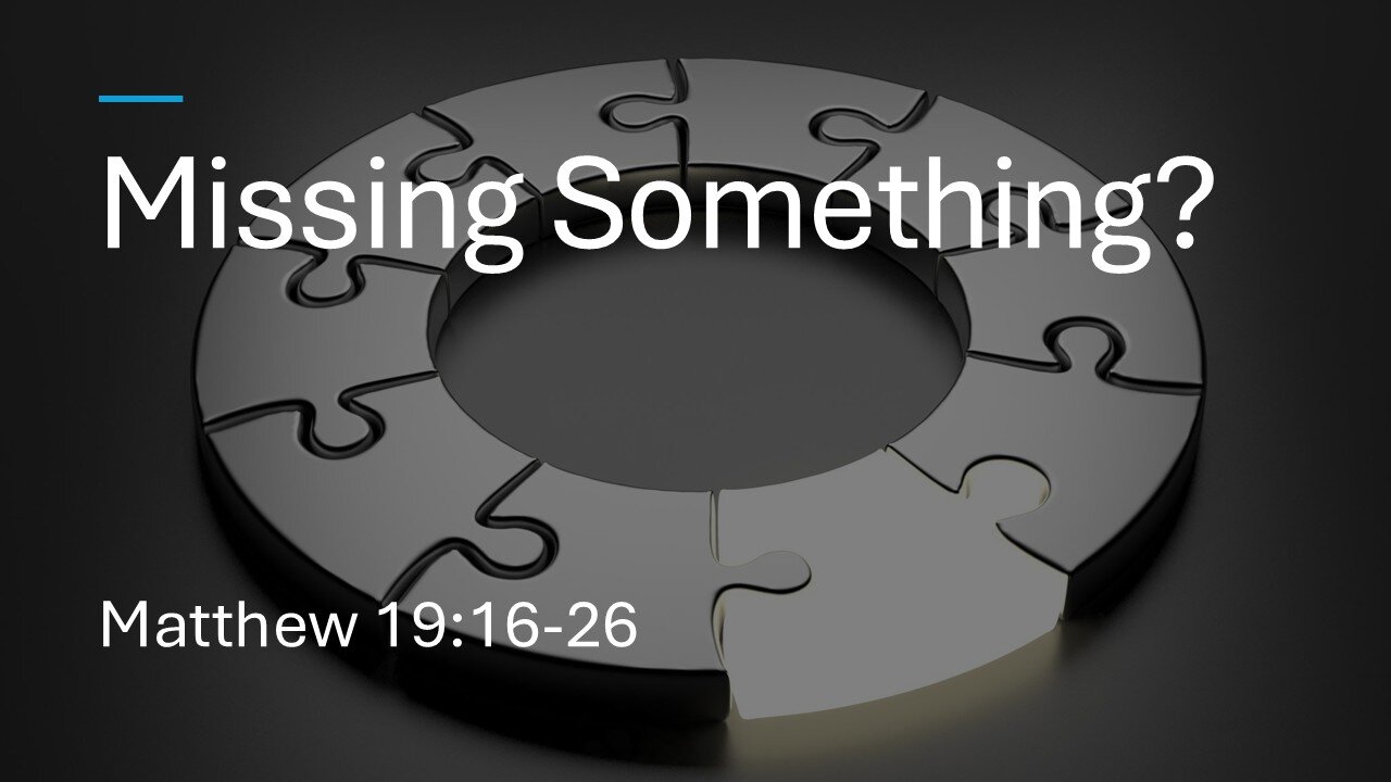 Missing Something?