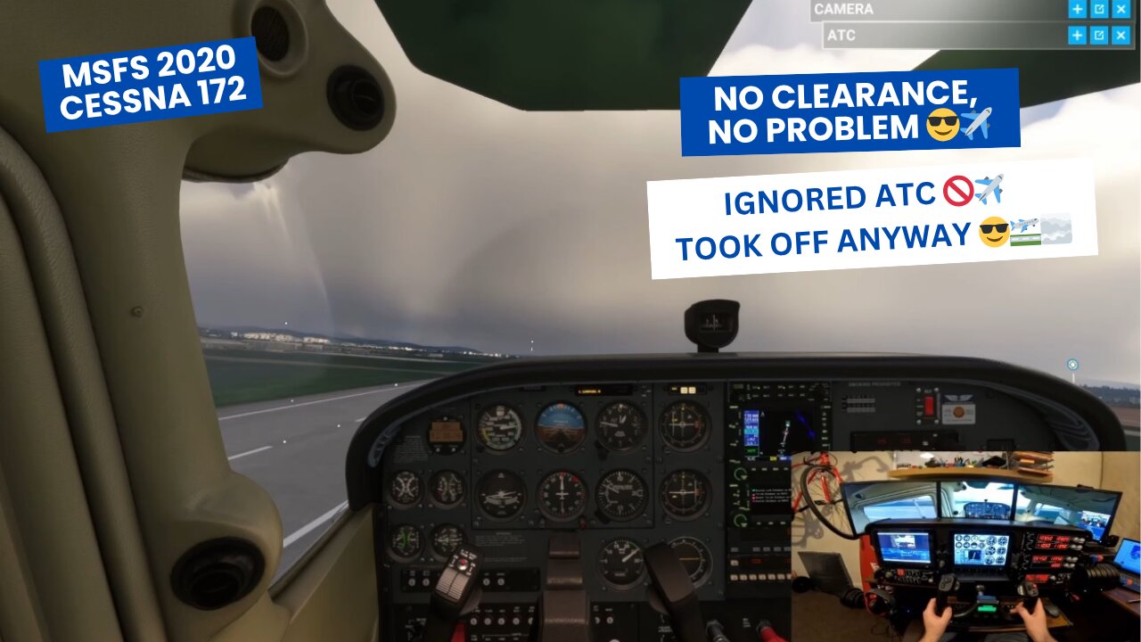 🌫️ Low on Visibility, High on Drama! ✈️ MSFS Virtual Cessna 🇺🇦 Uzhhorod Arrival