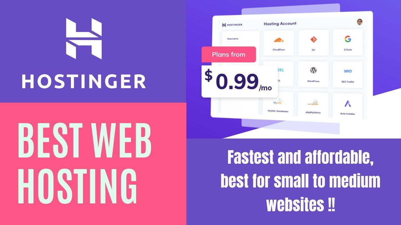 Best Web Hosting and a Domain Name For Brand or Service