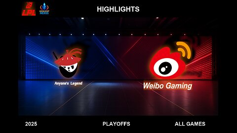 AL vs WBG ALL GAMES Highlights - LPL Playoffs 2025 - Anyone's Legend vs Weibo Gaming