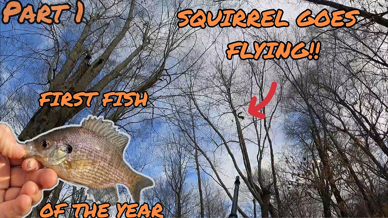 Squirrel Hunting With A Lever Action & Fishing In January!