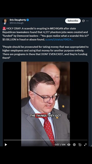 🚨 HOLY CRAP: A scandal is erupting in MICHIGAN after state Republican lawmakers found...