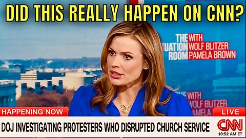 BIZARRO! CNN ACTUALLY ADMITTED disrupting a church service, on private property, can be prosecuted!