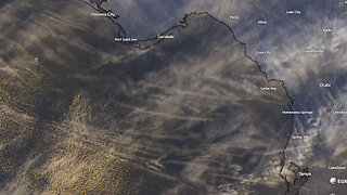 Extremely Large Stratospheric Aerosol Injection Attack Over Southeastern United States. God Saved Us