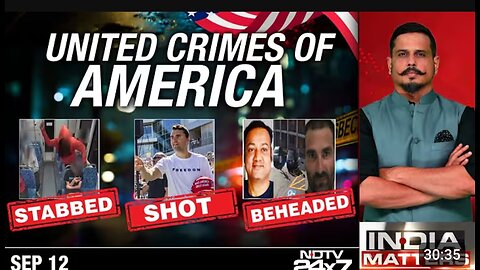 USA Crime News LIVE | Kirk Killing To Indian Beheading, USA= Unsafe States Of America?