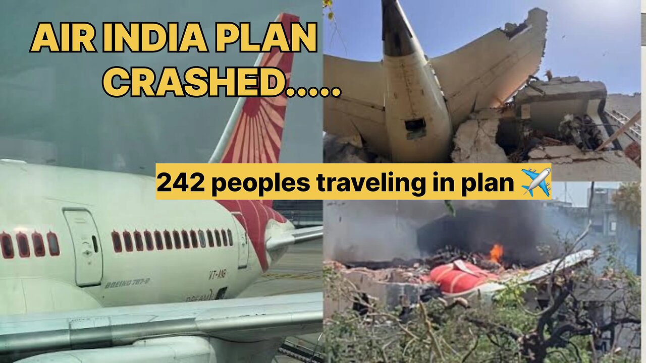 AIR INDIA PLAN CRASHED