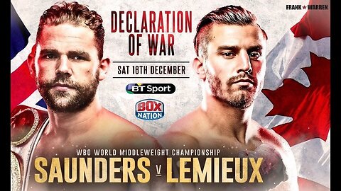 Billy Joe Saunders vs David Lemieux | FULL FIGHT CARD | WBO Middleweight Title | HBO HD | 18/12/2017