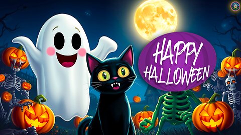 Halloween 2025 | Cute & Spooky Halloween Animation | Fun & Scary Scenes for All Ages | Boo