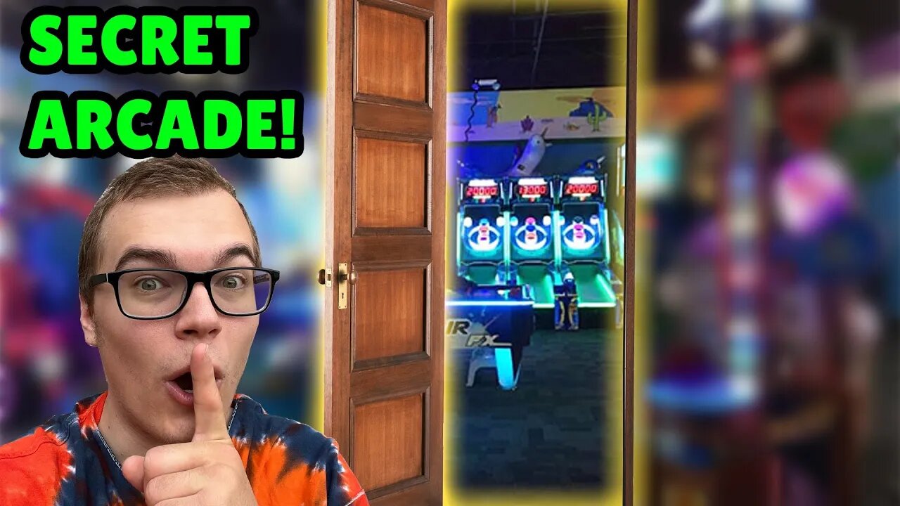 I FOUND A SECRET ARCADE AT THE MALL!