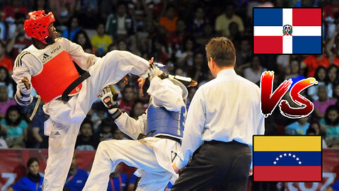 Luisito Pie 🇩🇴 vs Mario Leal 🇻🇪 en Taekwondo por la medalla de oro🥇|Juegos Centroamericanos 2014|