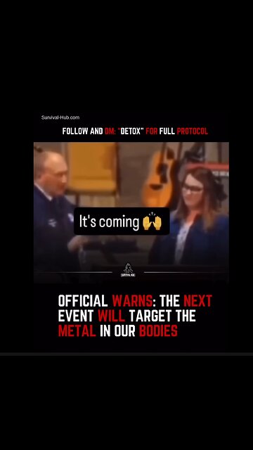 THE NEXT EVENT WILL TARGET THE METAL IN OUR BODIES