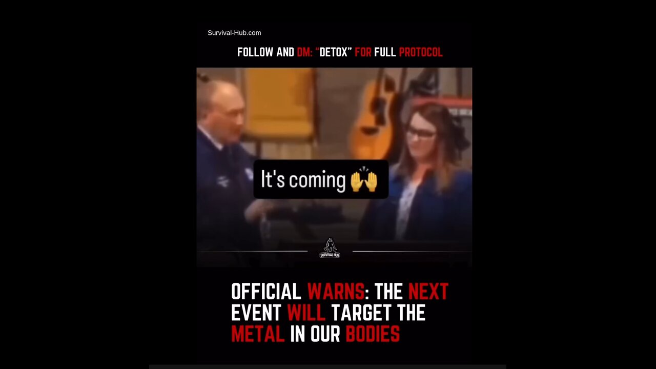 THE NEXT EVENT WILL TARGET THE METAL IN OUR BODIES