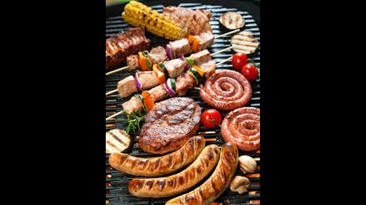 grilling meat 🥩
