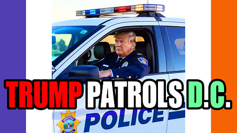🚨BREAKlNG: Trump Patrols Washington D.C. 🟠⚪🟣