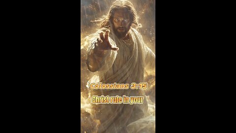 Peace is not absence of noise—it's the presence of Christ ruling within.