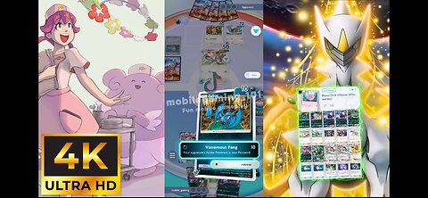 [4K Full Game] Pokémon TCG Pocket Blissey Event Battle #2 (Intermediate) ArceusDark VS Blissey Deck