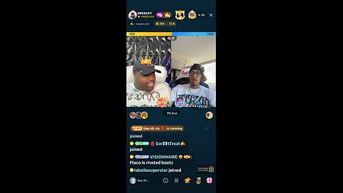 Drebaby and flock have a sit down