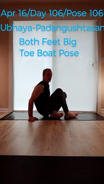 Ubhaya-Padangushtasana / Both Feet Big Toe Boat Pose