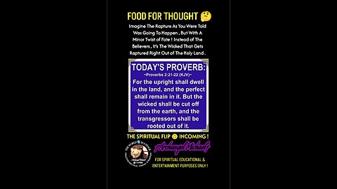 Proverb of the day ....