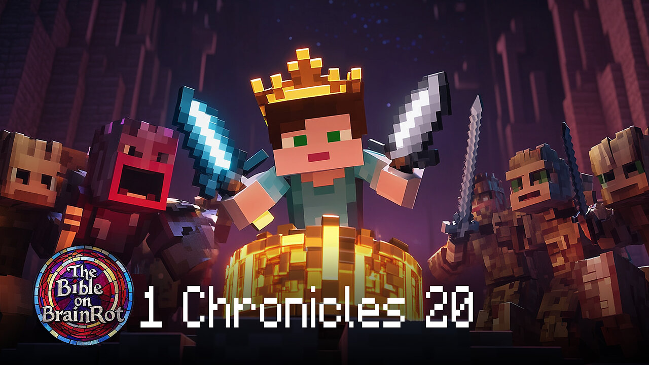 1 Chronicles 20 – Giants Fall | The Bible on BrainRot