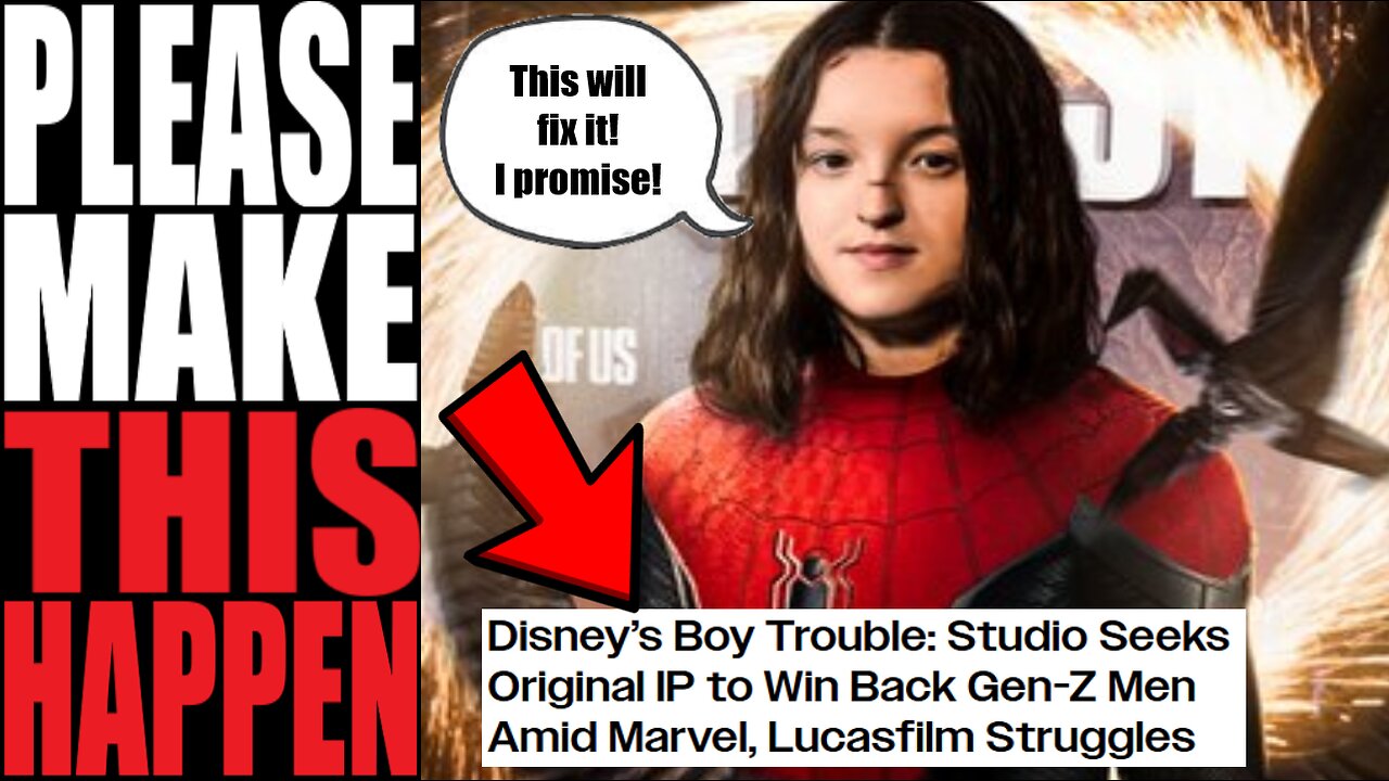 Disney ADMITS theyve LOST young male viewers (PLZ use Bella Ramsey as Spider-Man to bring them back)