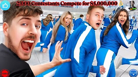 2,000 Contestants Compete for $5,000,000 💰 | Biggest Challenge Ever! | JustBeast
