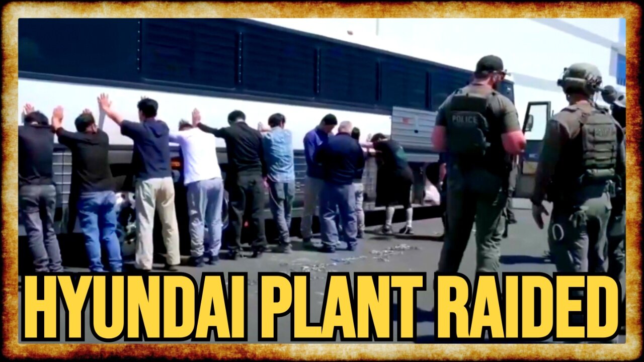 Asian Workers SHACKLED at Hyundai Plant ICE Raid