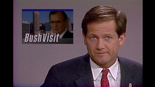 April 3, 1990 - President George H.W. Bush Visits Indianapolis/WISH-TV Clip