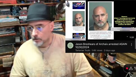 JASON THE FLATTARD FROM ARCHAIX BACK FROM JAIL CONSPIRACY ABOUT YOU TUBERS THAT GOT HIM ARRESTED - Tartarian Truth
