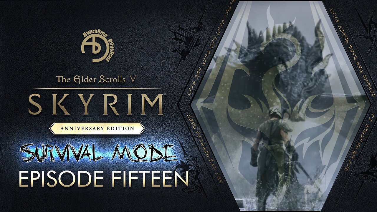 Skyrim AE | EP 15 | Survival Mode | 2k | The Dawnguard Quest Pt3 (The Soul Cairn)