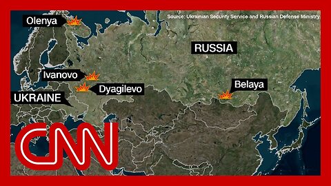 New images show extent of Ukraine's surprise attack on Russia
