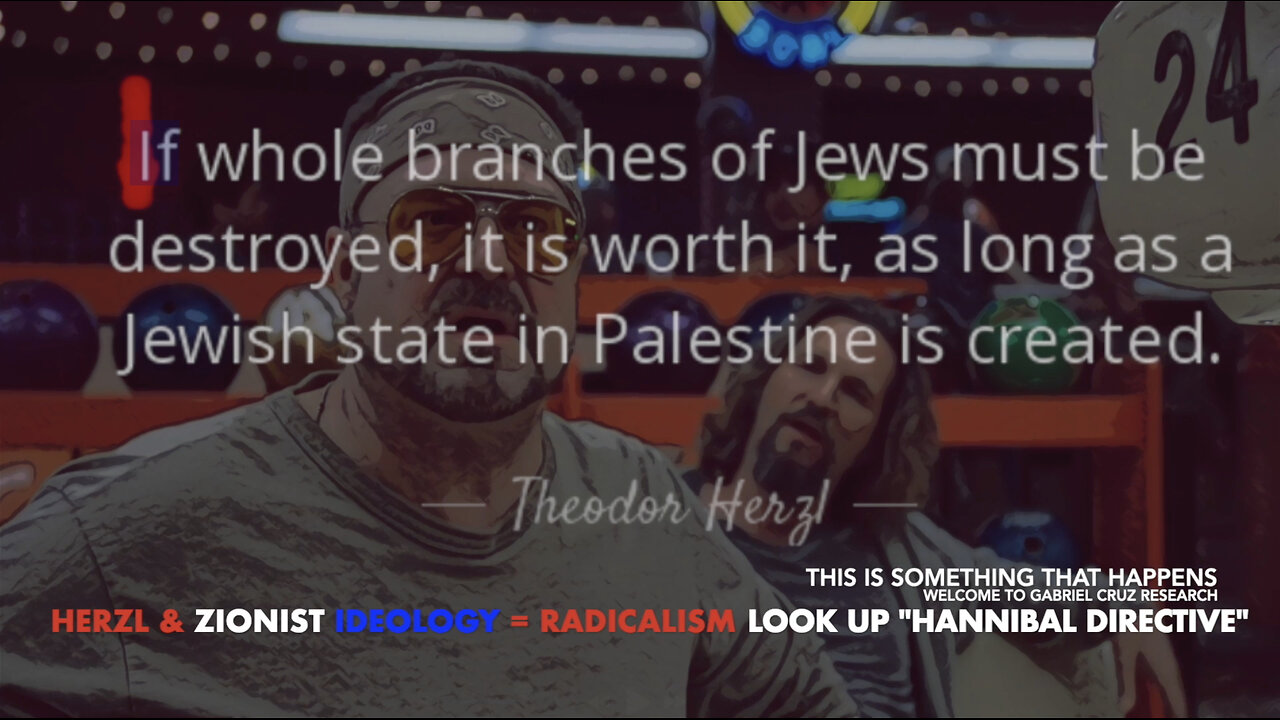 Learning About Israel With The Big Lebowski | Zionism-Herzl-Milius-Walter-The Dude-Leon & Burkhalter