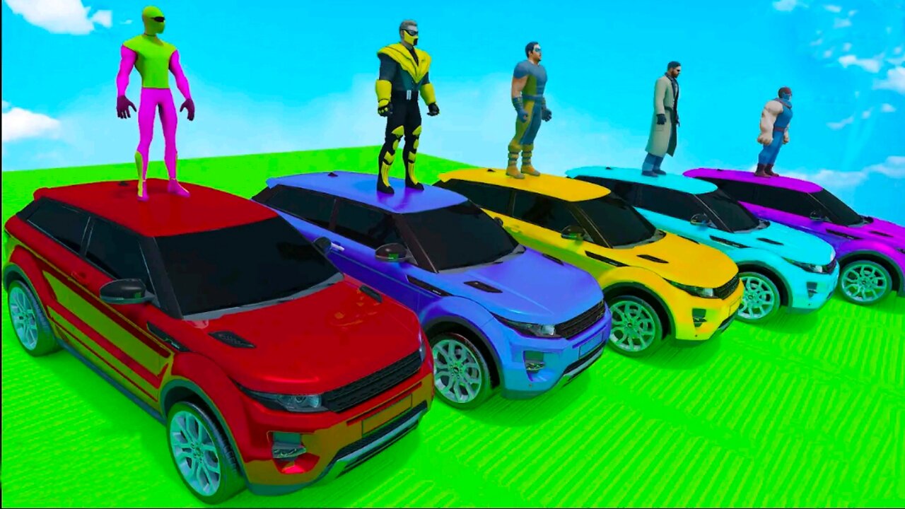 GTA V Epic New Stunt Race For Car Raching Challenge