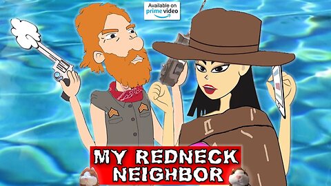 MY REDNECK NEIGHBOR - Crazy Asian Dirty Harry Pranks Cartoon