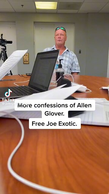 Allen Glover of Tiger King confesses to perjury and more.