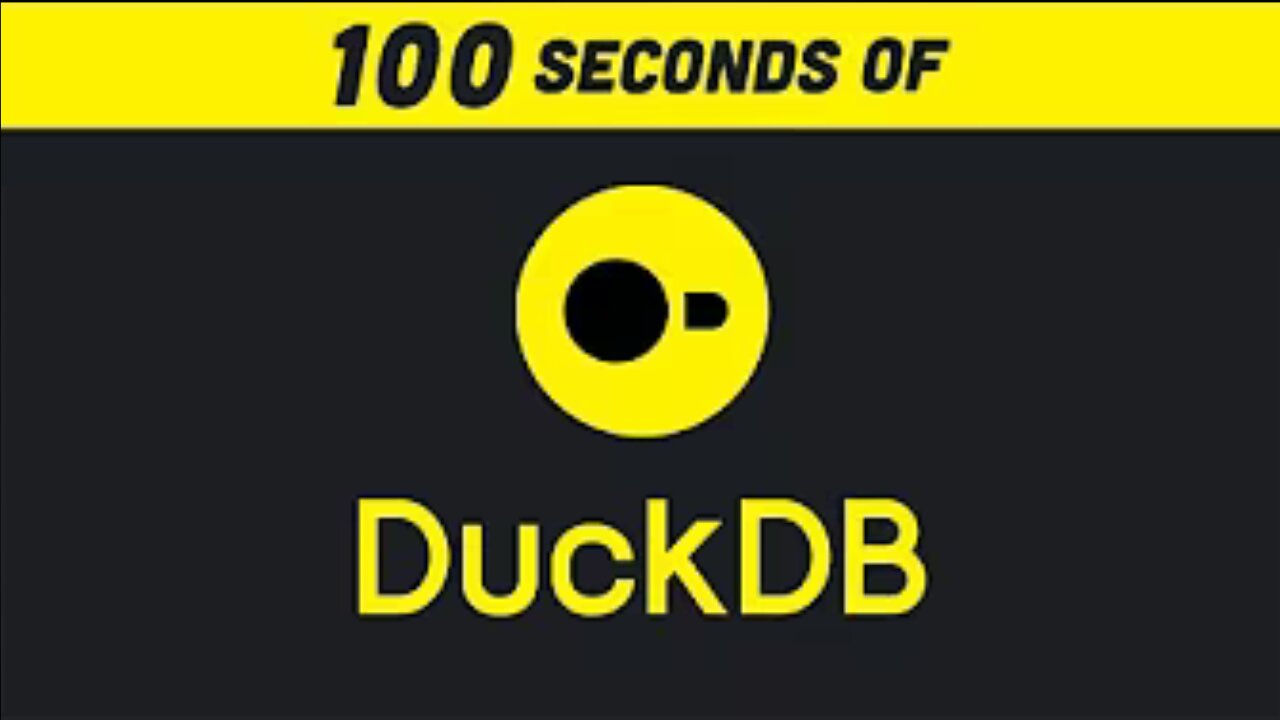 🦆⚡ DuckDB Explained in 100 Seconds! | Quick Database Crash Course