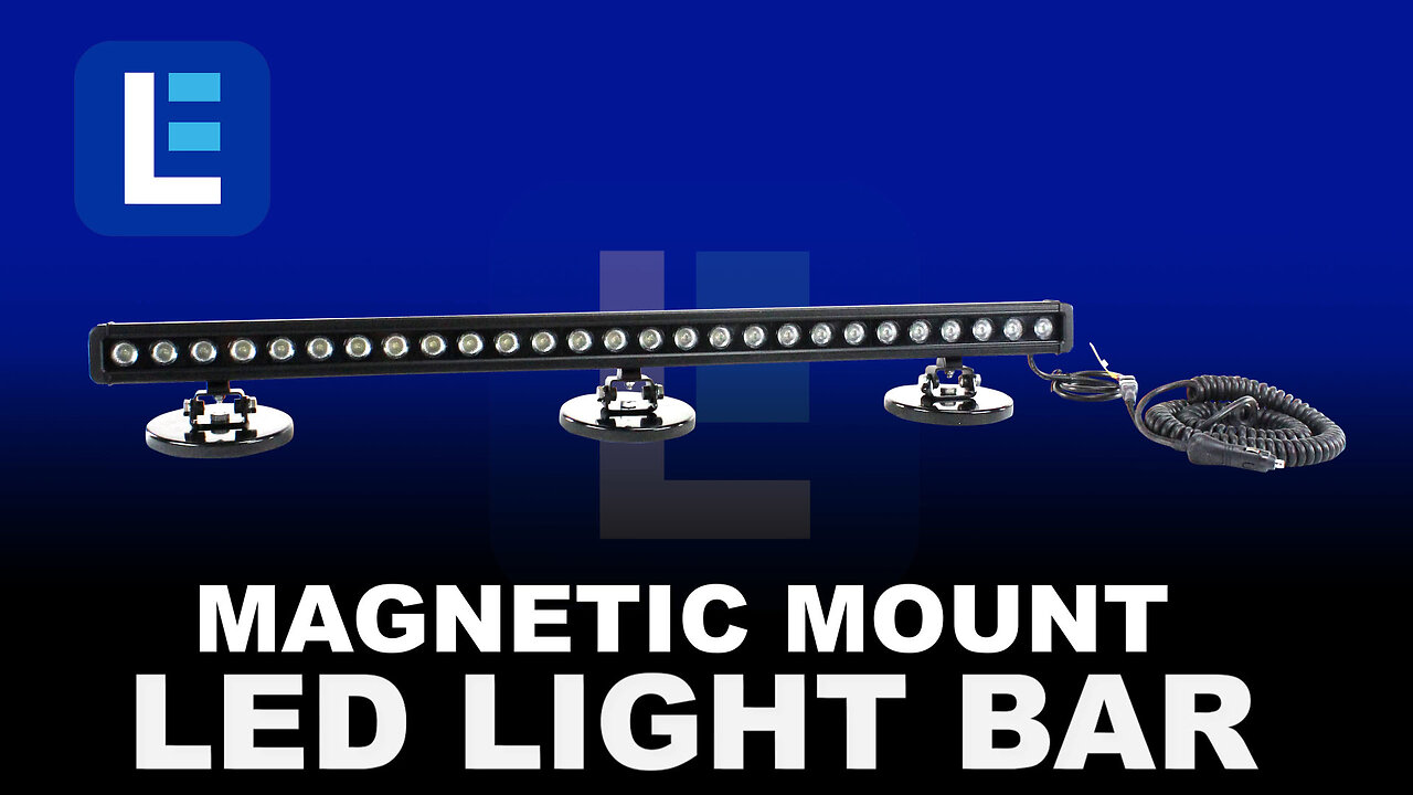 Magnetic Mount Low Profile, High Intensity LED Light Bars