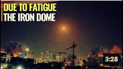 "Tel Aviv City Engulfed in Flames by Palestinian Fighter Rockets"