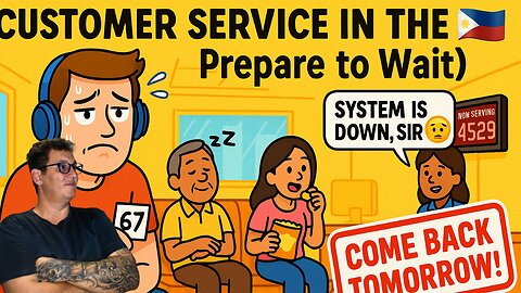 ⏳ Customer Service in the Philippines 🇵🇭 | A Masterclass in Waiting Patiently 😂