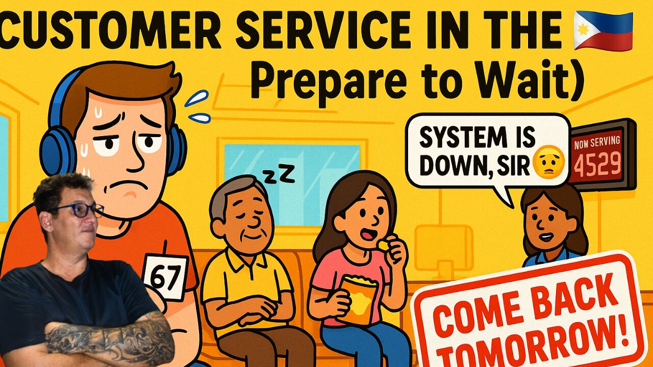 ⏳ Customer Service in the Philippines 🇵🇭 | A Masterclass in Waiting Patiently 😂