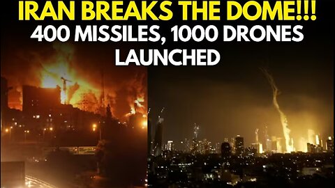 🔴LIVE: Iran Attacks Israel | Massive Destruction in Tel Aviv, Haifa | Trump🔴