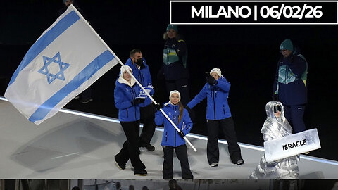 The boos vs the Israeli delegation during the opening ceremony of the Milan-Cortina Olympics