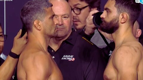 UFC 322 Beneil Dariush vs Benoit Saint Denis Weigh in and Face Off!