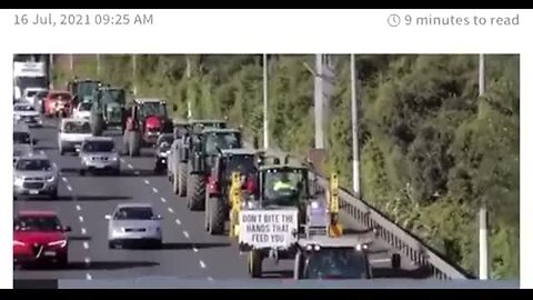 "New Zealand Farmers Protest Against Proposed Fart Tax"